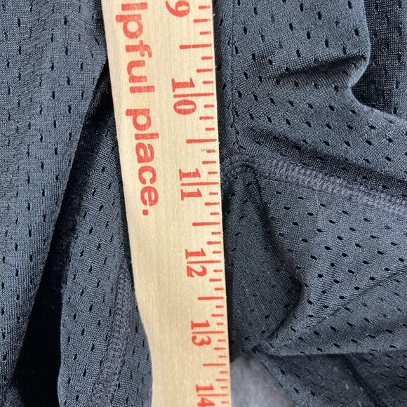 Nike Dri-FIT LIVESTRONG Shorts Women Medium Black Yellow Athletic Mesh Polyester - Picture 7 of 14